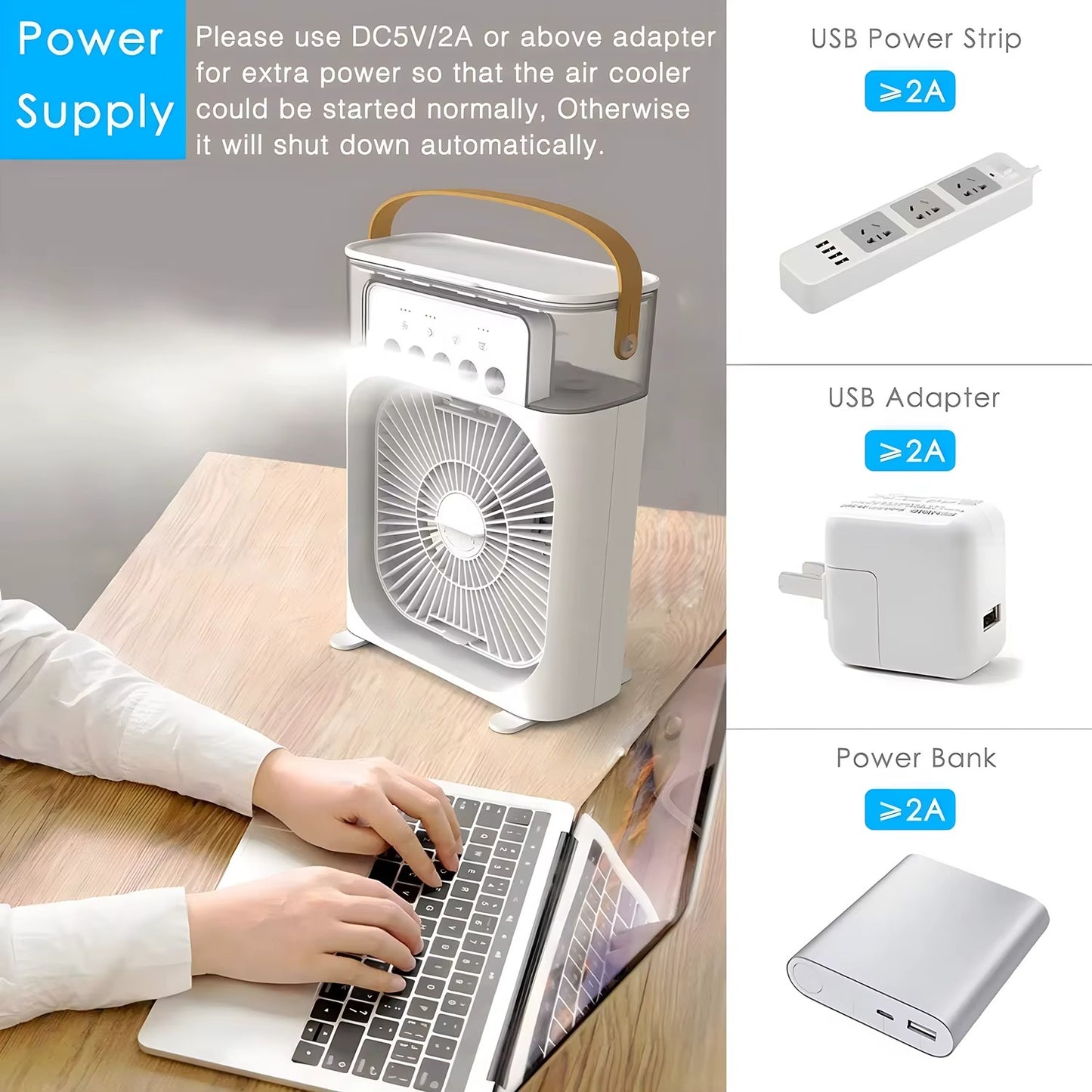 BreezePure Humidifier Cooling Fan