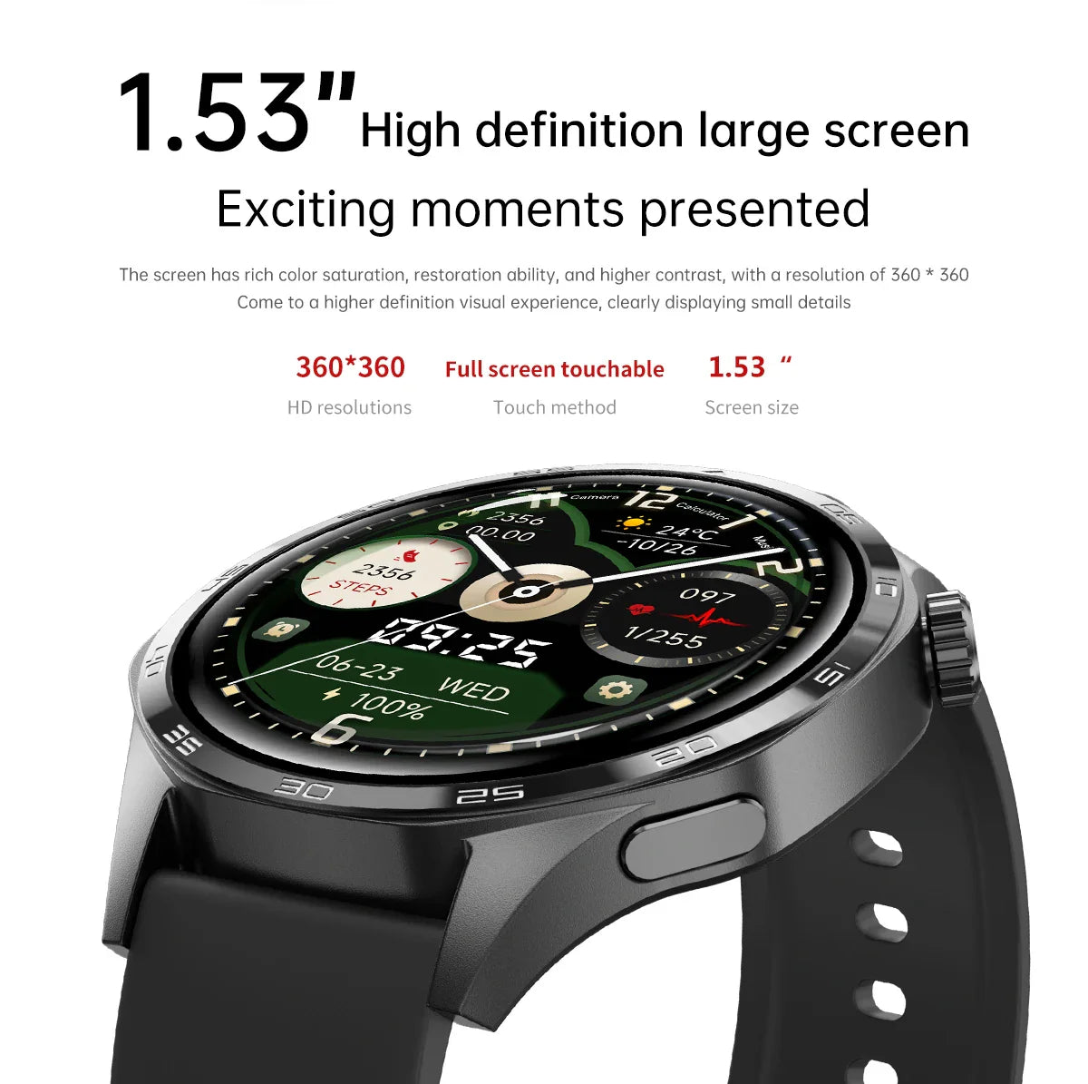 GT5 PRO Smartwatch: AMOLED, GPS & NFC