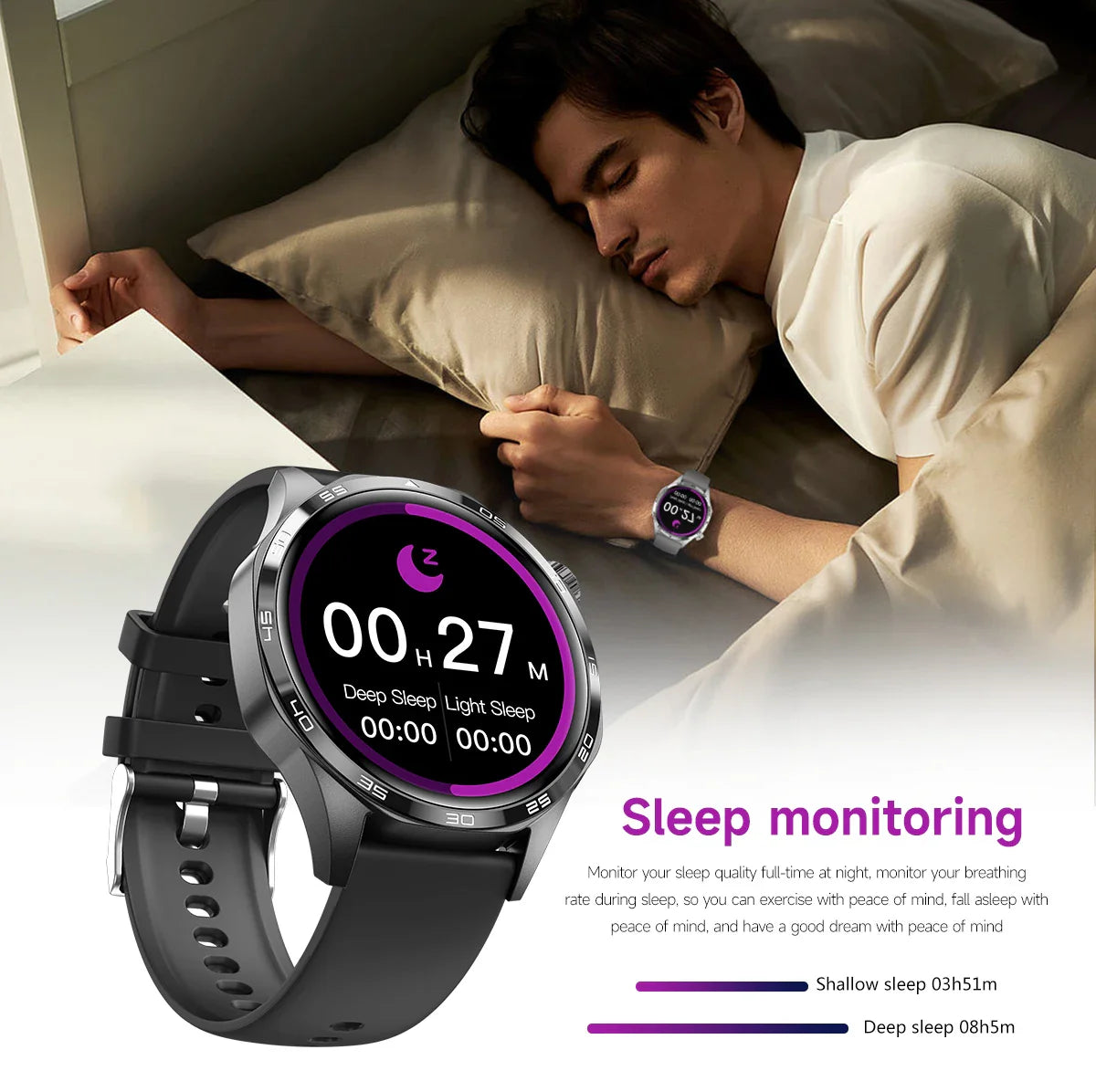 GT5 PRO Smartwatch: AMOLED, GPS & NFC