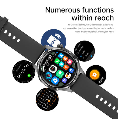 GT5 PRO Smartwatch: AMOLED, GPS & NFC