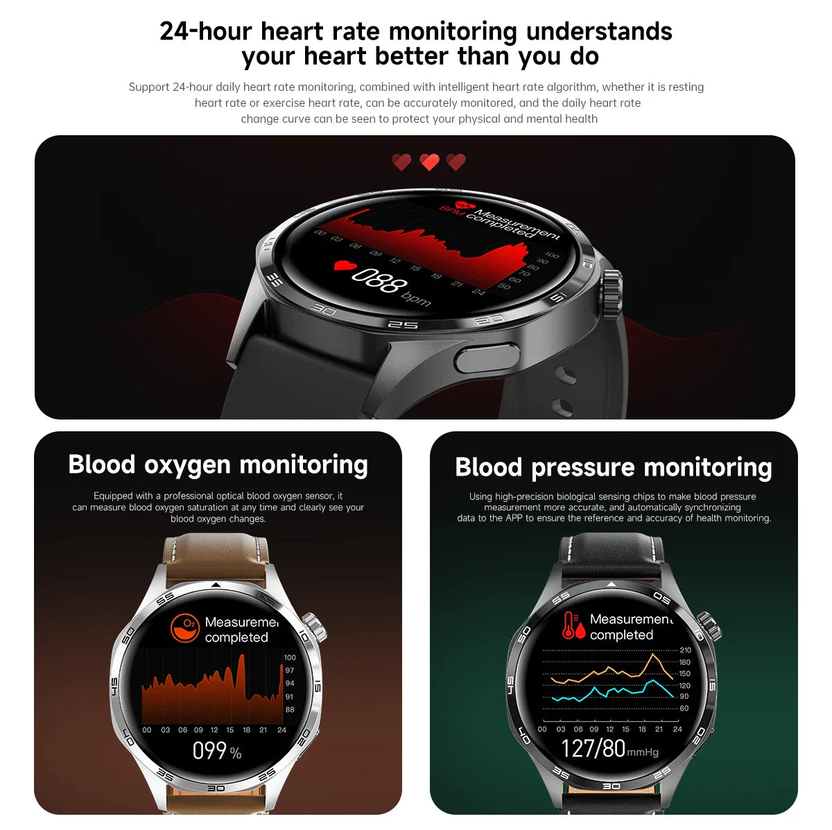 GT5 PRO Smartwatch: AMOLED, GPS & NFC