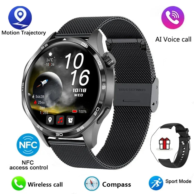 GT5 PRO Smartwatch: AMOLED, GPS & NFC