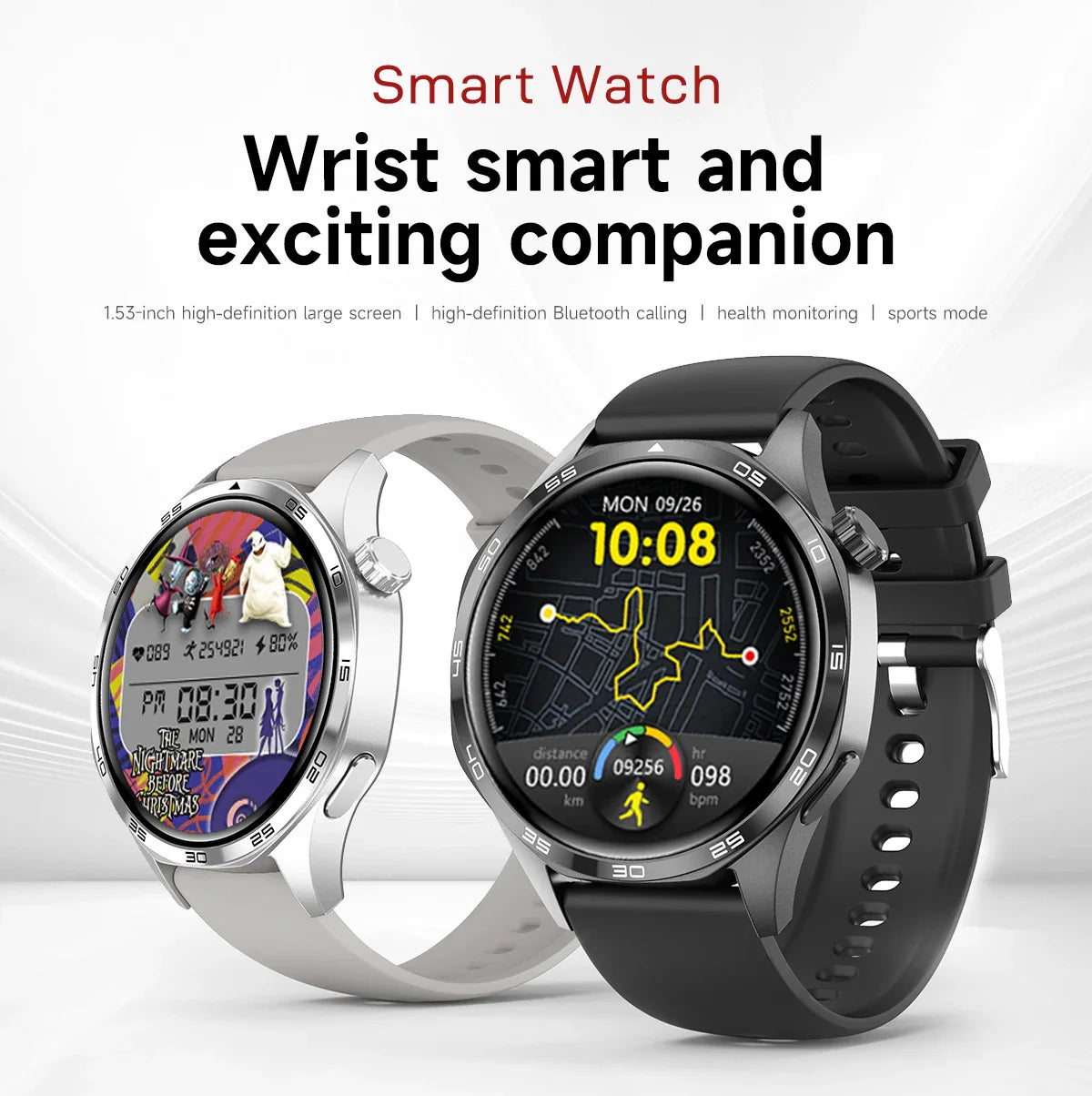 GT5 PRO Smartwatch: AMOLED, GPS & NFC